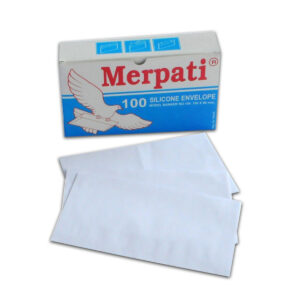 Amplop Putih MERPATI No.104 (Biru) – Pack