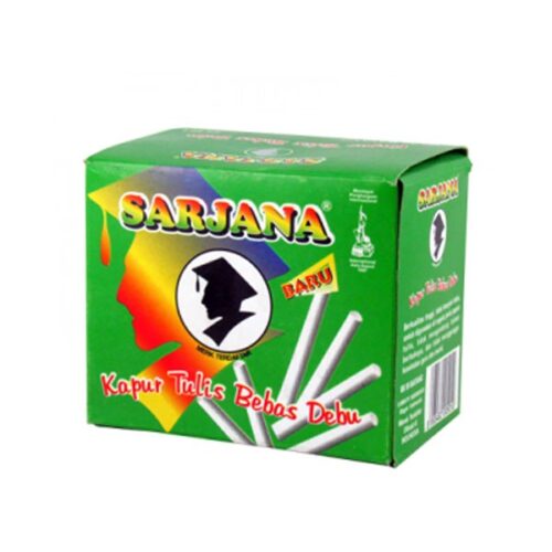 Kapur Tulis SARJANA Putih – Pack