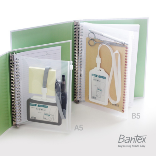Zipper Pocket BANTEX #8073 B5 – PCS